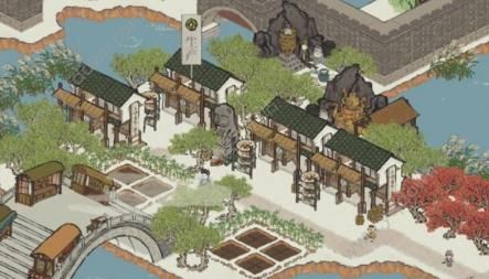 江南百景图香椿坞雕像布局攻略 香椿坞雕像解锁方法-游戏潮